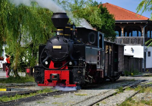 “Mocănița” – The steam train from Vaser Valley, Vişeul de Sus.