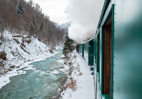 ”Mocănița” – Trenul cu aburi de pe Valea Vaserului, Vișeul de Sus